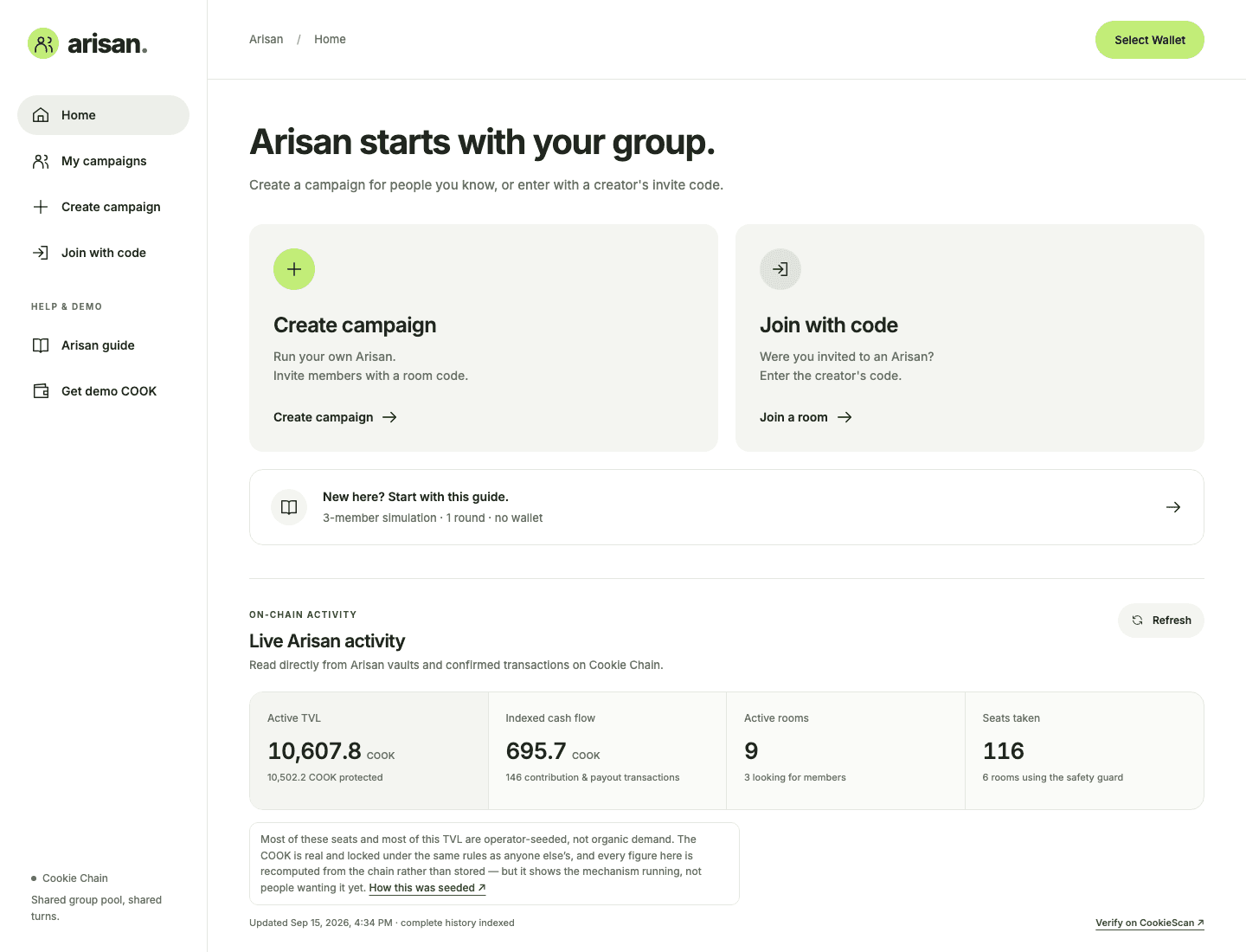 Arisan screenshot 1