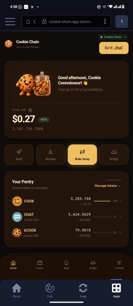 Cookie Chain Swap screenshot 3