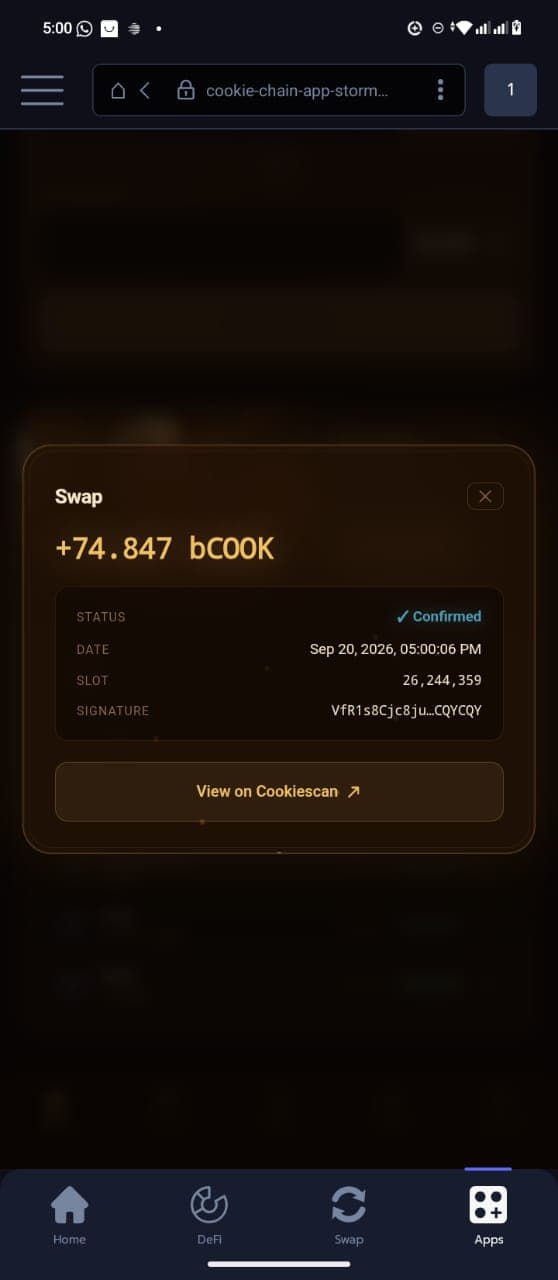 Cookie Chain Swap screenshot 5