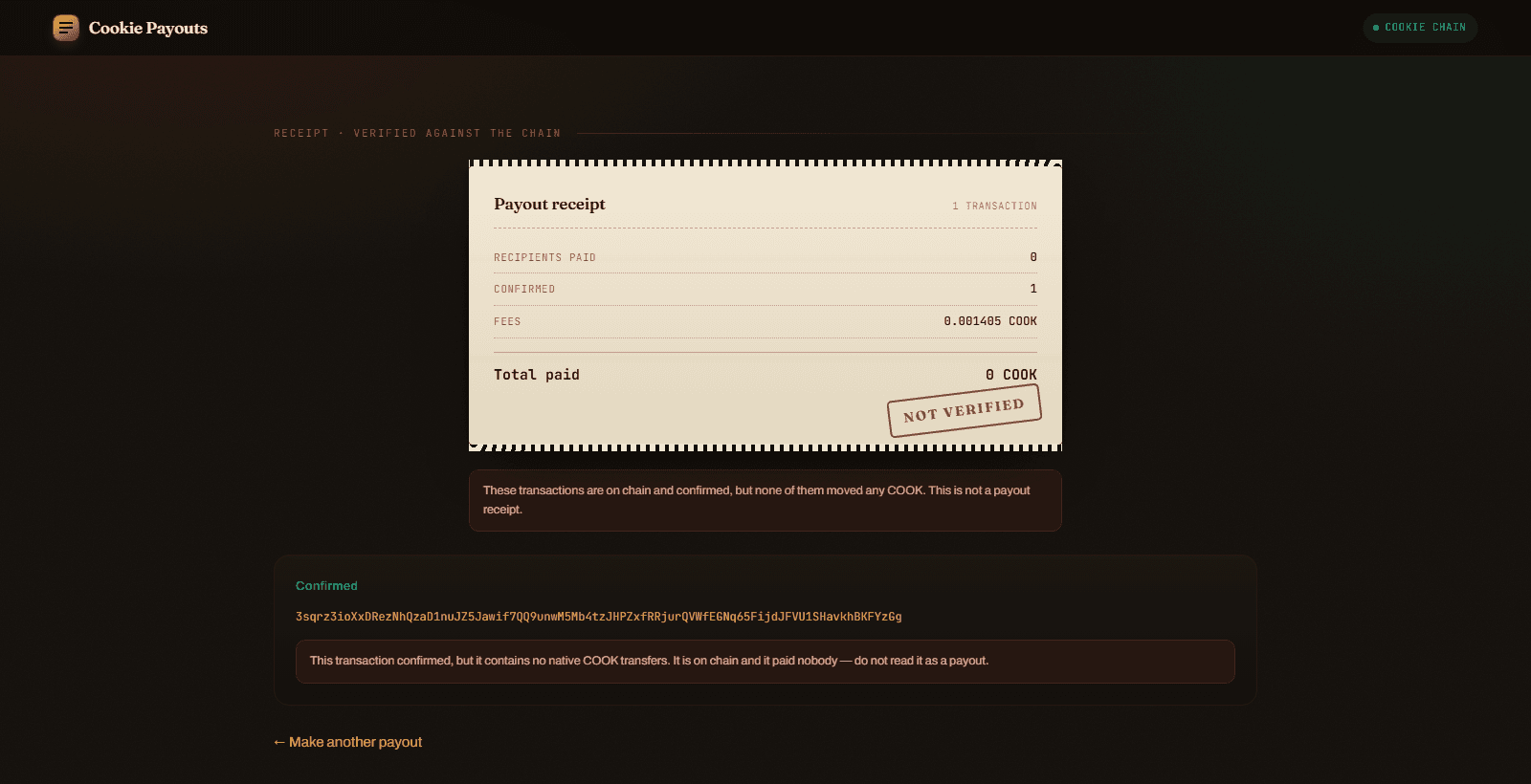 Cookie Payouts screenshot 3