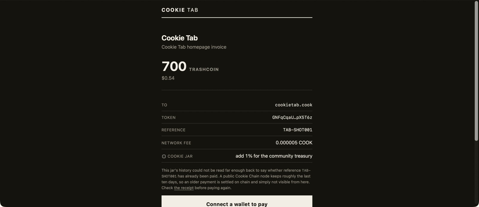 Cookie Tab screenshot 2