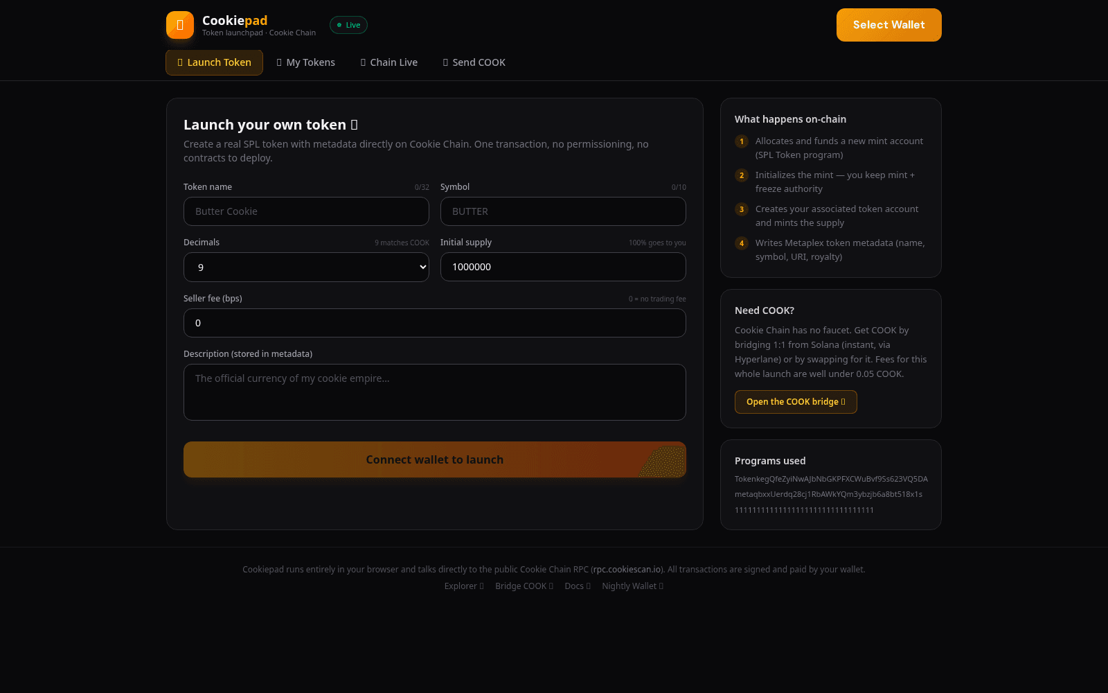 Cookiepad screenshot 2
