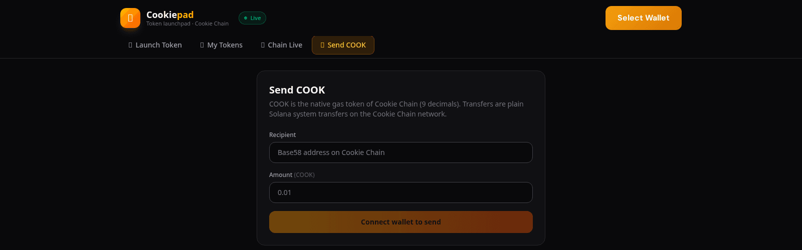 Cookiepad screenshot 1