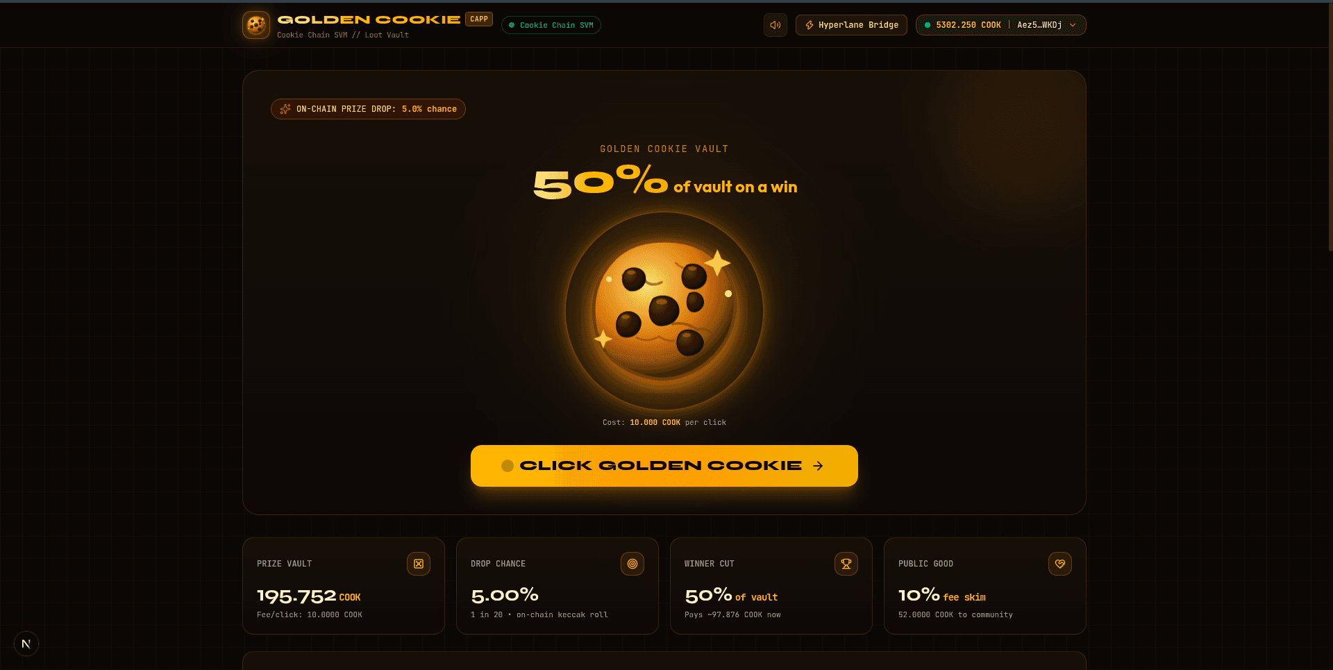Golden Cookie screenshot 1